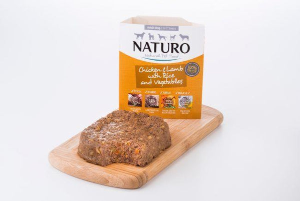 Naturo Chicken & Lamb for Dogs 400g - Pisces Pet Emporium