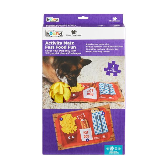 Outward Hounds Activity Matz Fast Food Puzzler | Pisces