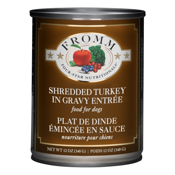 Fromm Four-Star Shredded Turkey in Gravy Entree | Pisces