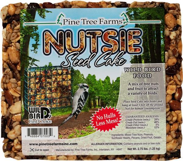 Pine Tree Farms Nutsie Seed Cake - Pisces Pet Emporium