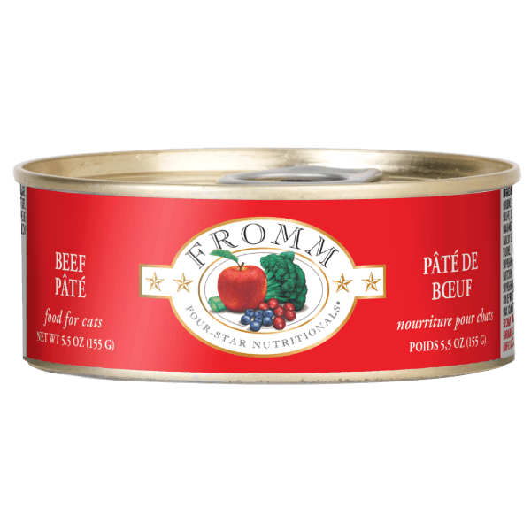 Fromm Four-Star Beef Pate for Cats 155g - Pisces Pet Emporium
