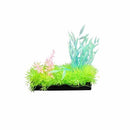 Penn Plax Aqua-Scaping Glow Bunch Plant - Green & Pink - Pisces Pet Emporium