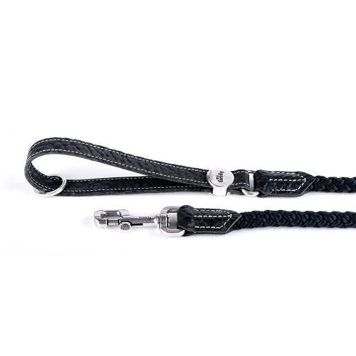 MyFamily El Paso Rope Leash - Black - Pisces Pet Emporium
