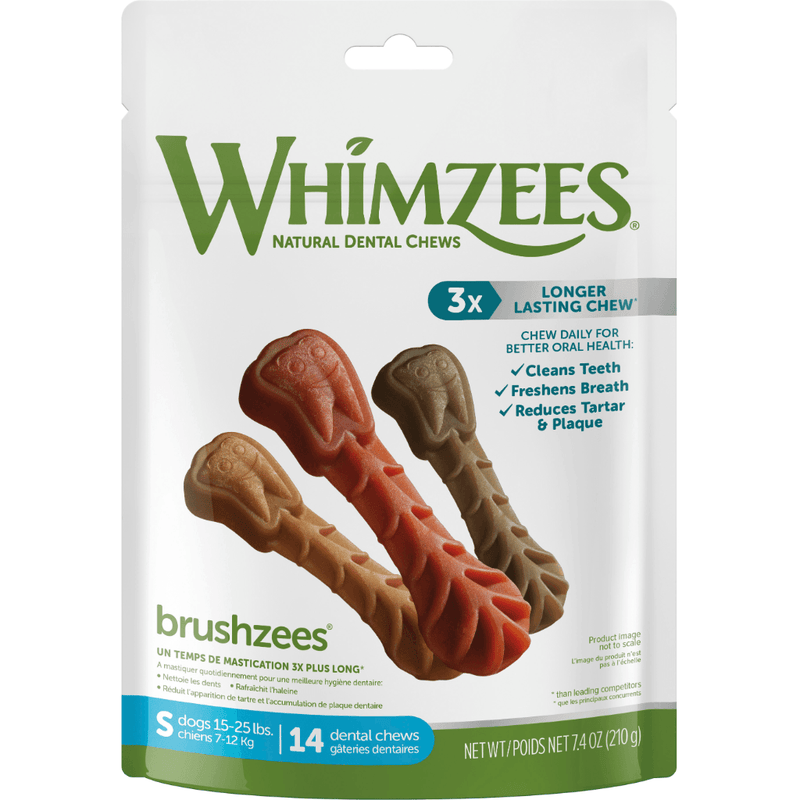 Whimzees Brushzees - Small 14-Pack - Pisces Pet Emporium