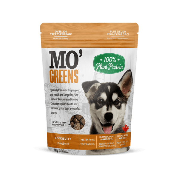 Mo' Greens Longevity Dog Treats 140g - Pisces Pet Emporium