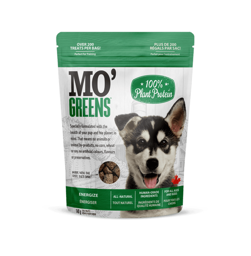 Mo' Greens Energize Dog Treats 140g - Pisces Pet Emporium