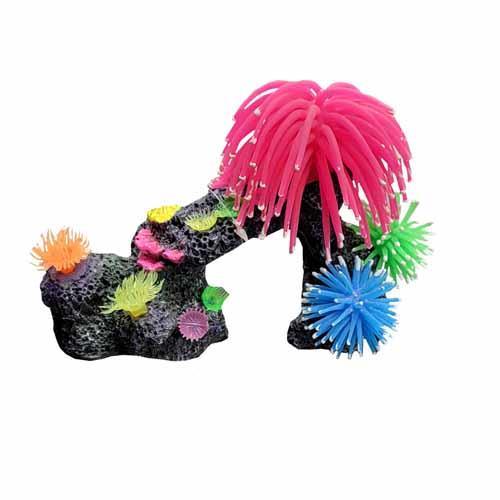 Penn Plax Silicone Anemone - Pink - Pisces Pet Emporium