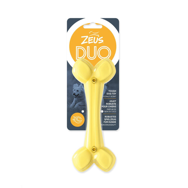 Zeus Duo Bone - Yellow - Pisces Pet Emporium