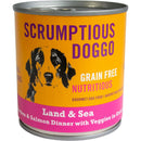 Scrumptious Doggo Food - Land & Sea Chicken & Salmon Dinner