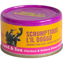 Scrumptious L'il Doggo Food - Land & Sea Chicken & Salmon Dinner | Pisces Pets
