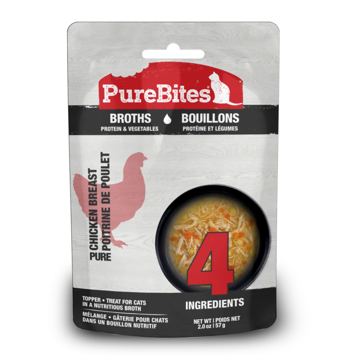 Purebites Cat Broths Chicken Vegetable Topper | Pisces