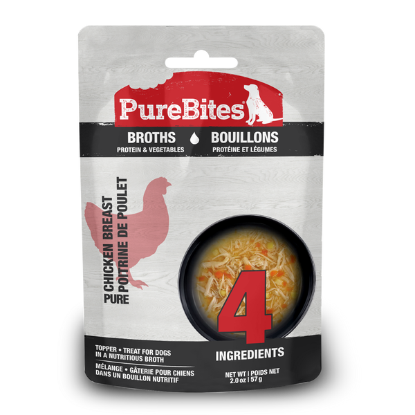 Purebites Dog Broths Chicken Veg Topper | Pisces
