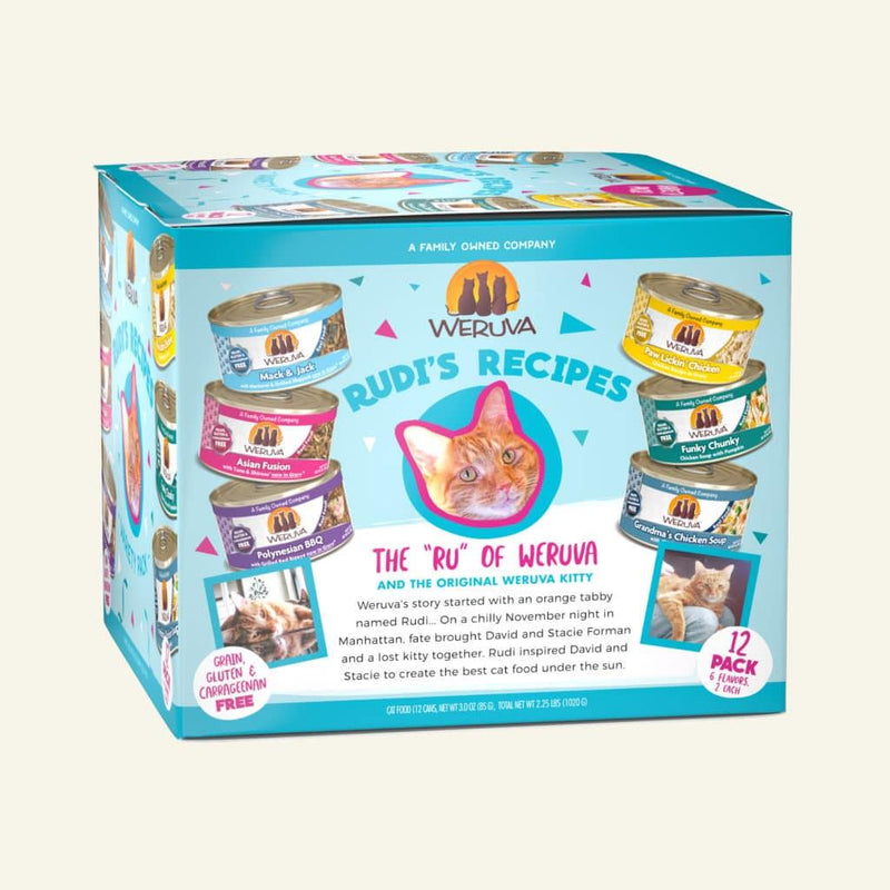 Weruva Rudi's Recipes Variety Pack Cat Food | Pisces