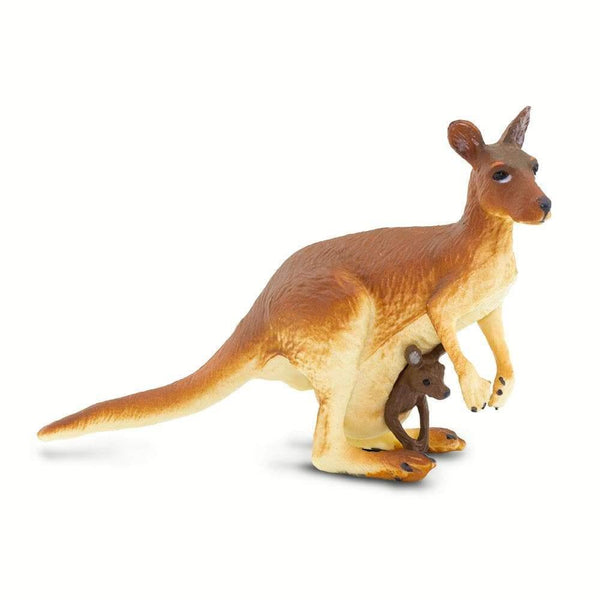 Safari Ltd. Kangaroo with Baby Toy | Pisces