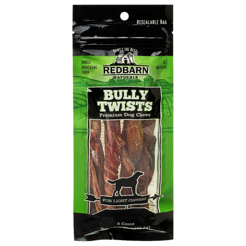 Redbarn Bully Twists Dog Chew Treat Dental | Pisces