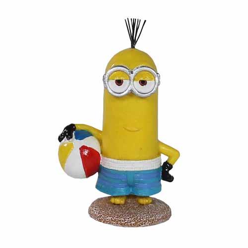 Penn Plax Minions Beach Buddies Kevin Ornament | Pisces