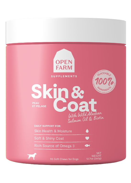Open Farm Skin & Coat Supplement Chew Dog | Pisces