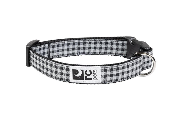 RC Pets Clip Collar Black Gingham | Pisces