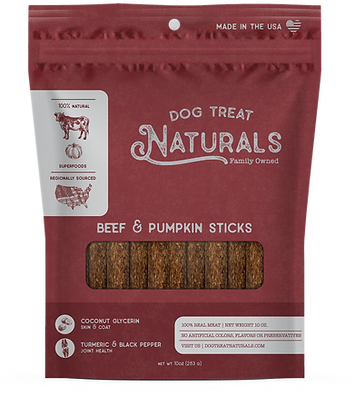 Dog Treat Naturals Beef & Pumpkin Sticks | Pisces