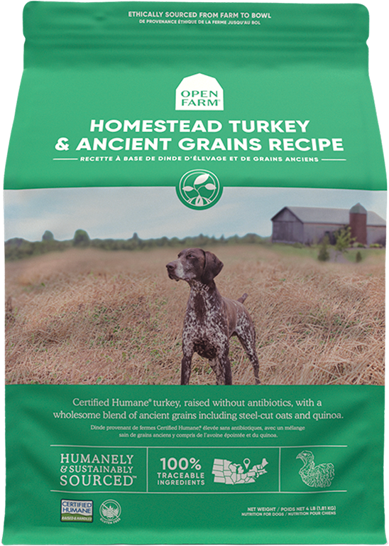 Open Farm Ancient Grains Turkey Dog Food | Pisces