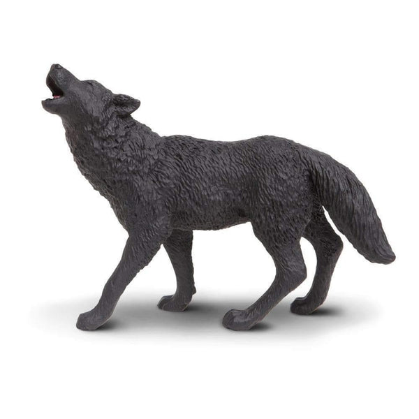 Safari Ltd. Black Wolf Toy | Pisces