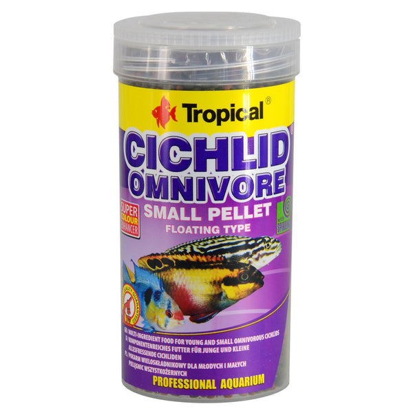 Tropical Cichlid Omnivore Small Pellets | Pisces