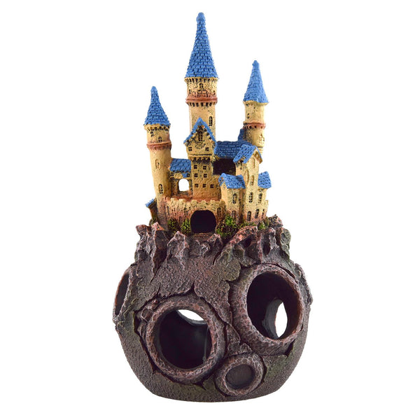 Underwater Treasures Castle On Orb Ornament | Pisces