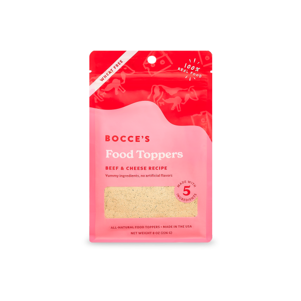 Bocce's Bakery Beef & Cheese Food Topper | Pisces